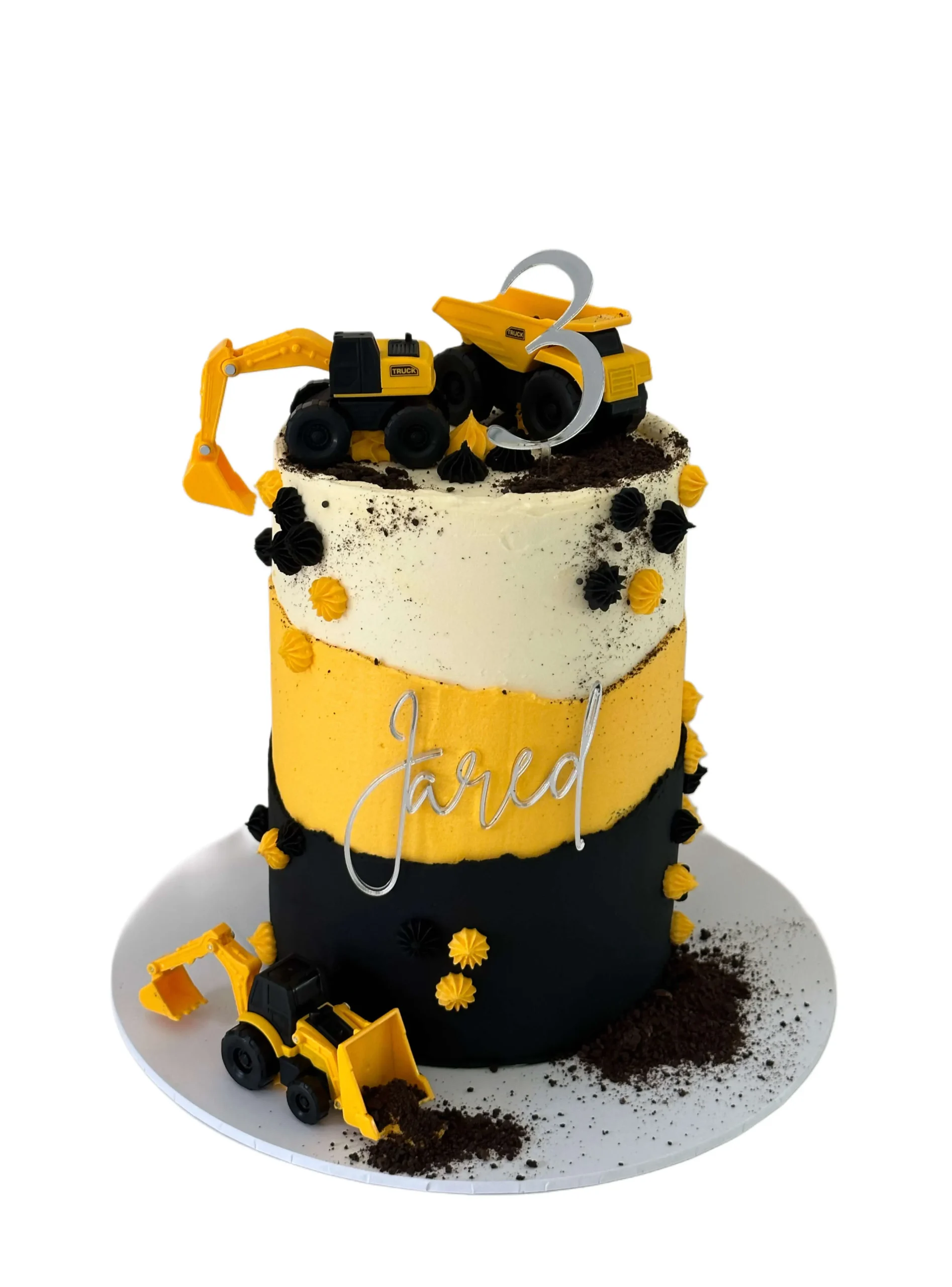 Construction Theme Birthday Cake